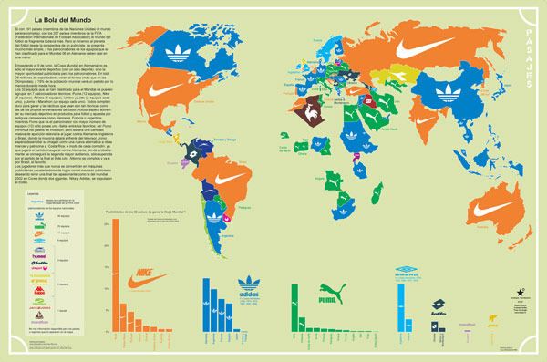 nike stores worldwide map