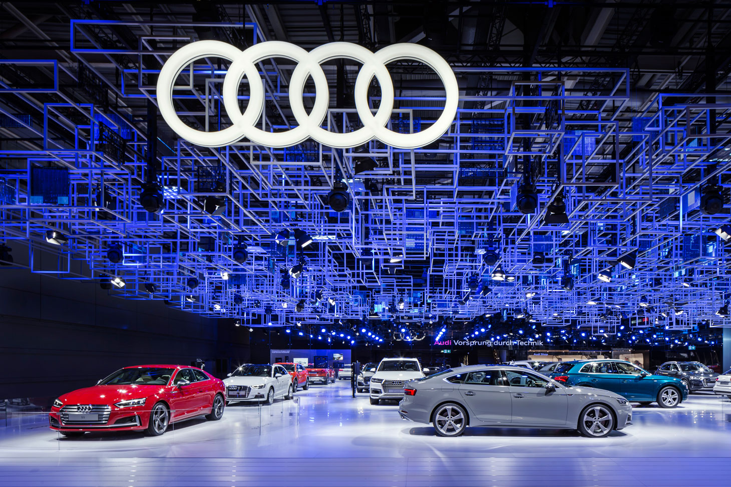 Audi Stand at Paris Auto Show 2016