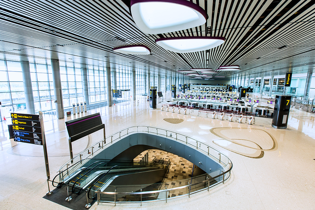 Changi Airport Singapore - Terminal 4 Departure Hall, Singapore