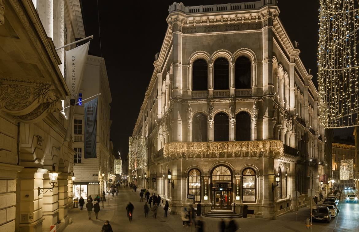 Lighting concept Herrengasse Vienna 1, Vienna (A) 2016