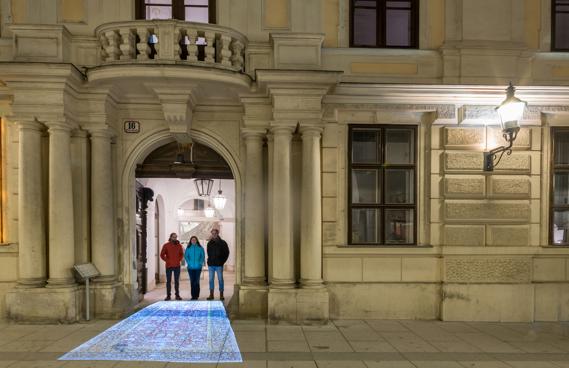 Carpet projections, Palai Harrach, Vienna (AT)