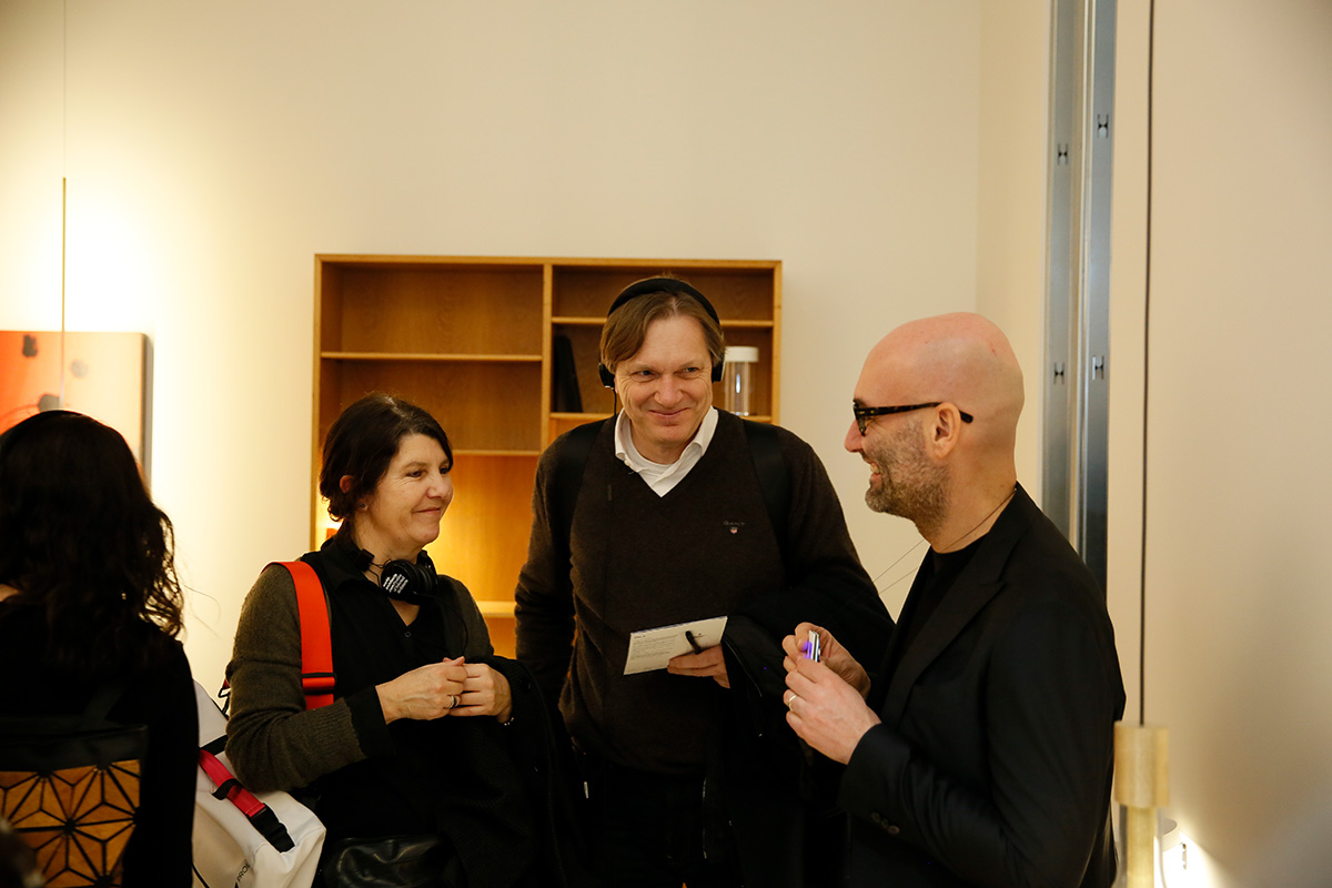 Michael and Iris Podgorschek at Davide Groppi