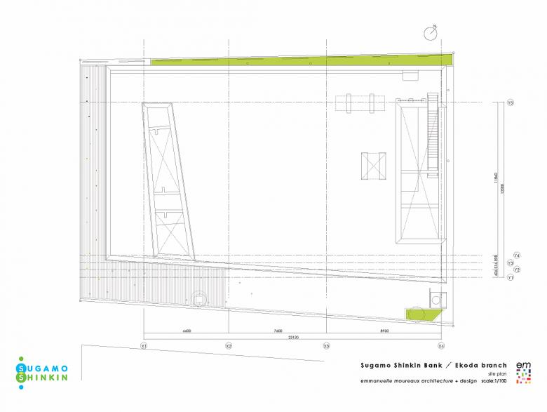 Sugamo Shinkin Bank Ekoda Branch Site Plan