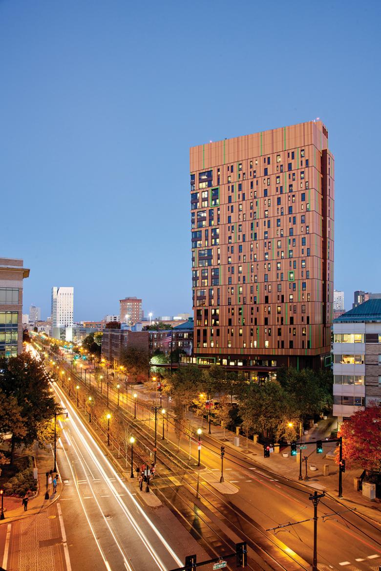 MassArt Tree House Student Residence