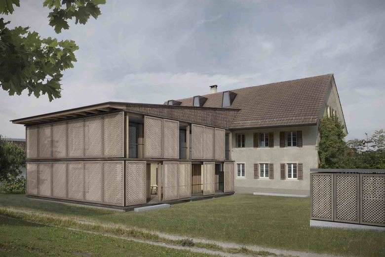 espejo de puerta microscopio Sencillez Umnutzung und Erweiterung Bauerngehöft nik biedermann architekt espejo de puerta microscopio Sencillez Umnutzung und Erweiterung Bauerngehöft nik biedermann architekt