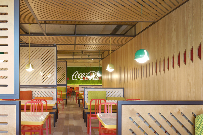 Canteen of the CocaCola HQ in Spain Stone Designs