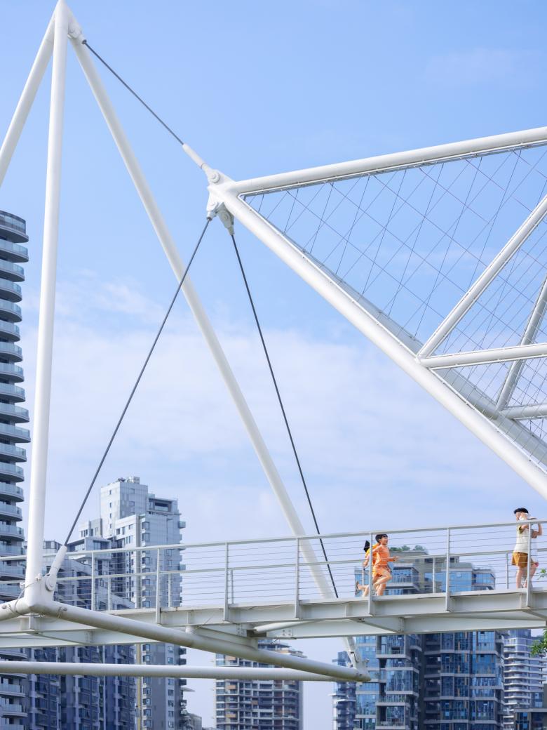 麓湖伊甸岛步行桥unarchitecte