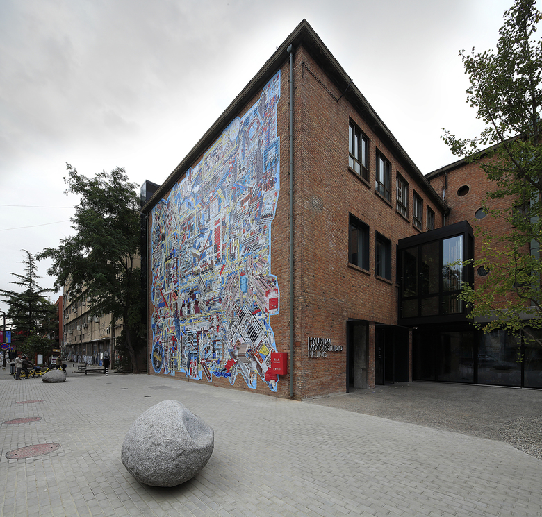 798 Panoramic Mural Drawing Architecture Studio