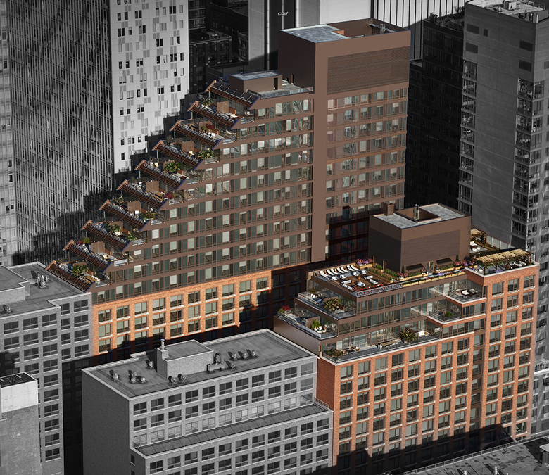 ビルボード 525 West 52nd Street Handel Architects