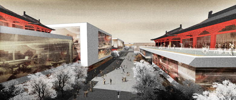 Urban plan Guangzhou China ENG AI