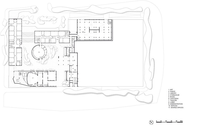 High School 9 For The Visual And Performing Arts Coop Himmelb L Au