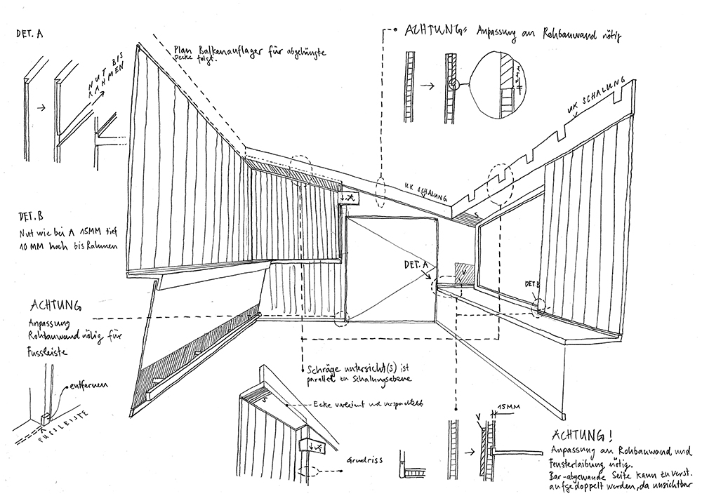 the working drawing